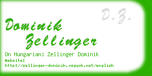 dominik zellinger business card
